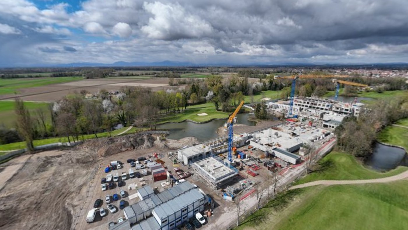 Le chantier du Golf du Kempferhof en avril 2026
