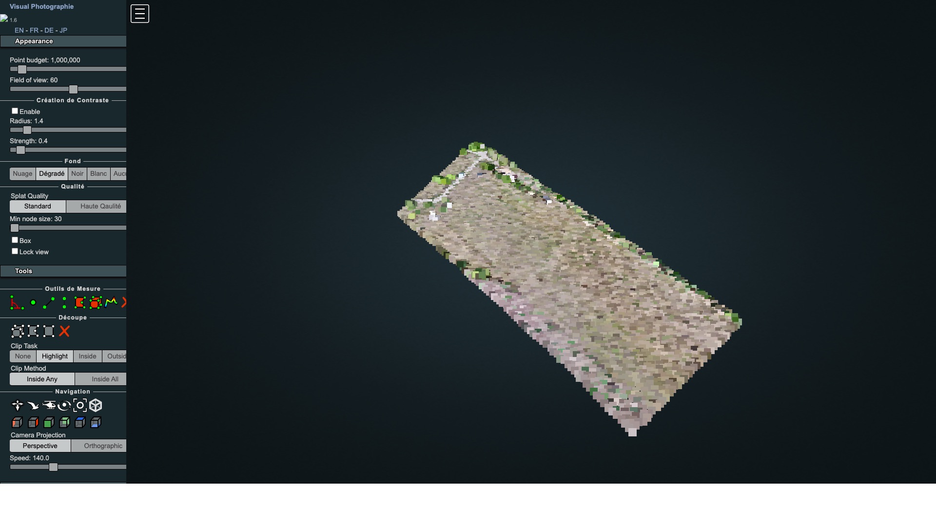 Modèle 3D suivi de chantier industriel Alsace