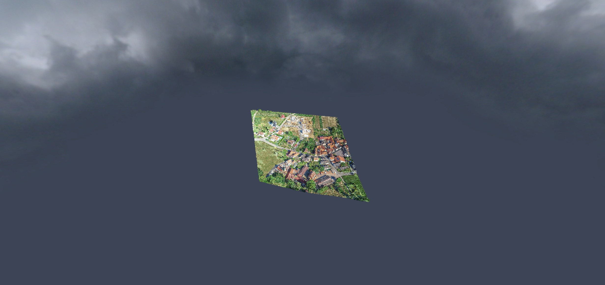 Orthophoto 3D vignoble Rangen