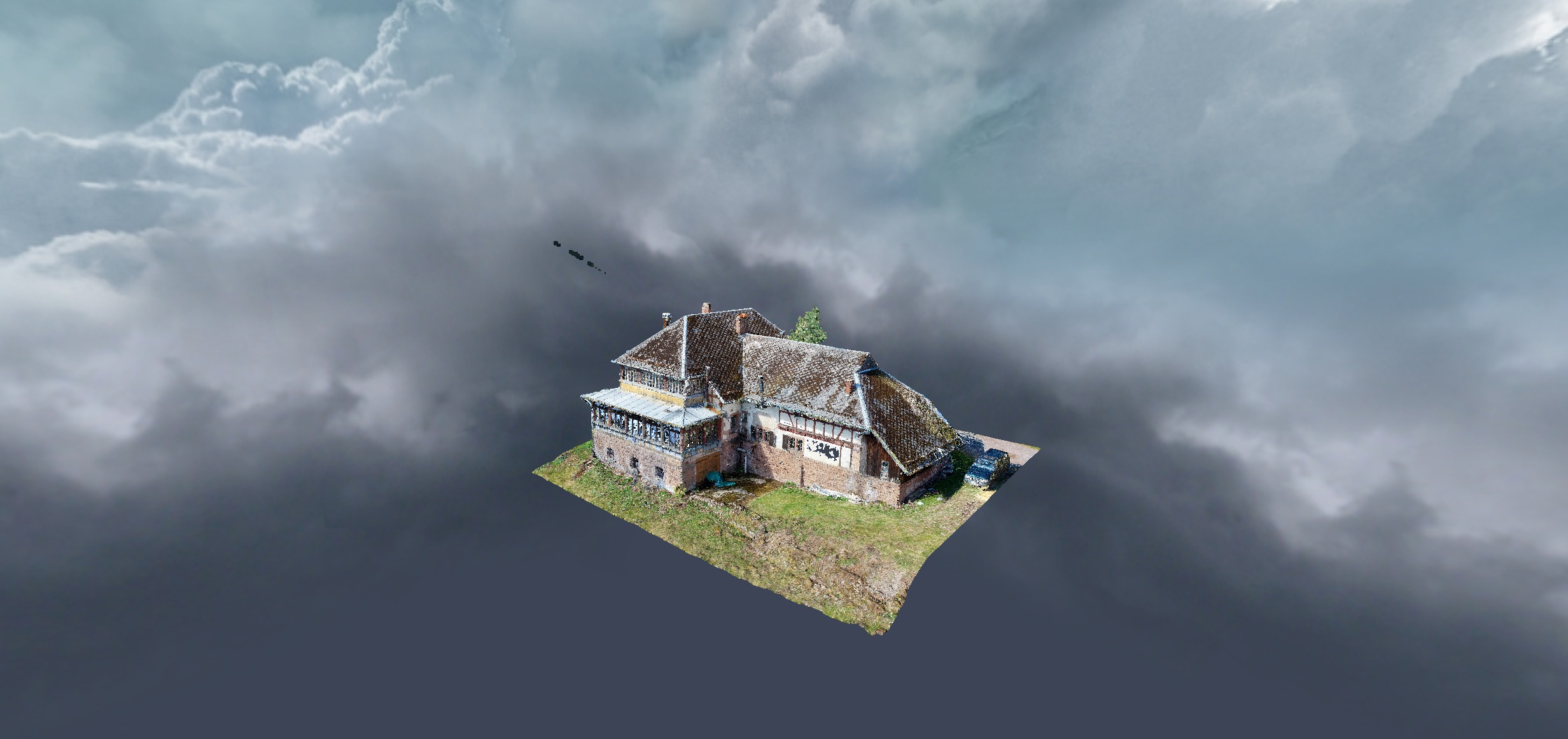 Modele 3D maison forestiere Spitzberg